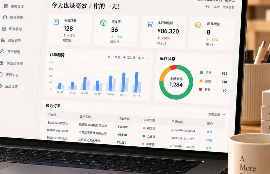 数据统计工具视觉示意